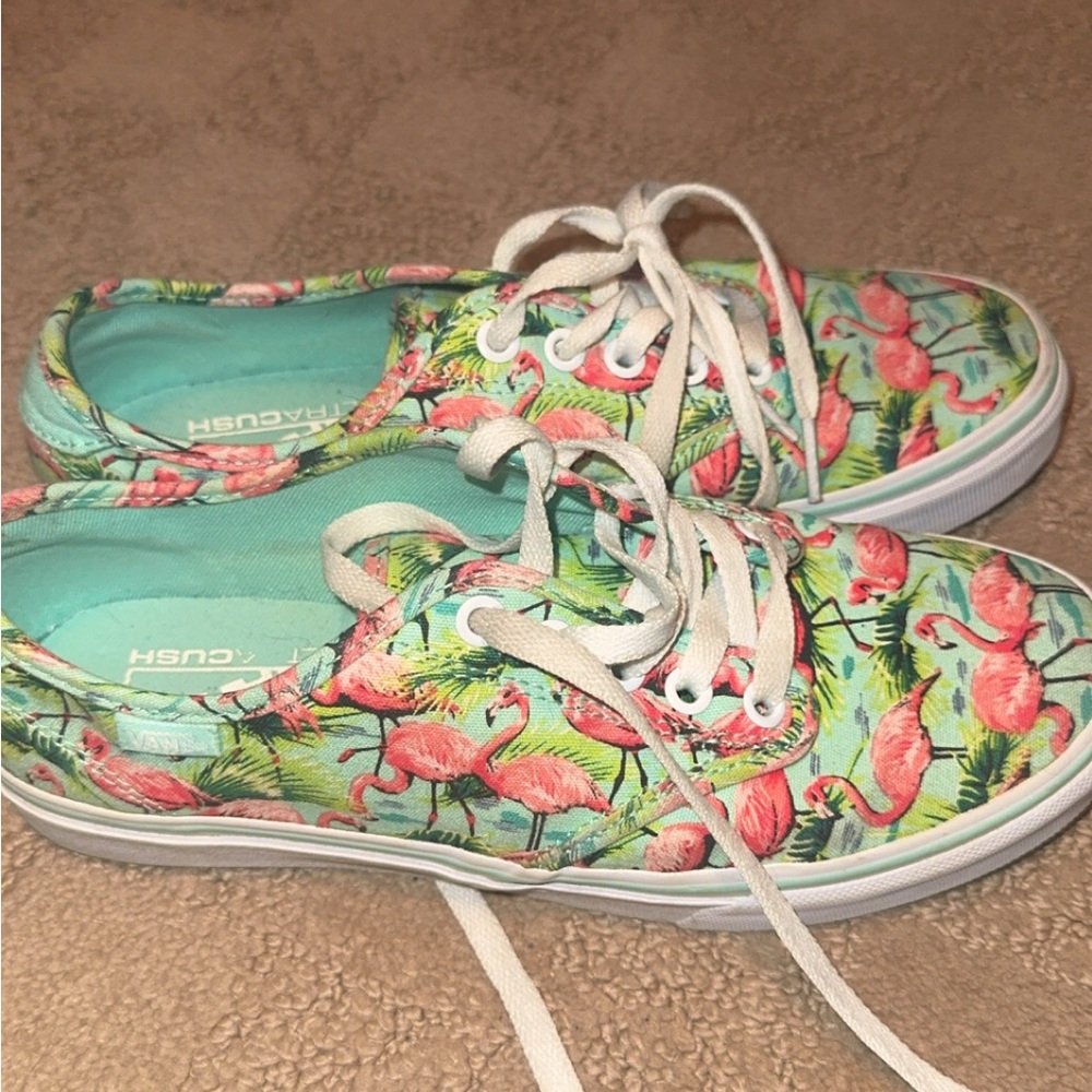 Flamingo Print Women's Sneakers